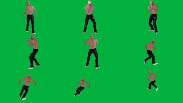 A man is dancing on green screen و animated chromakey background movement illustration figure composition gesture depth emotion creative scene backgrounds motion style frame colorful