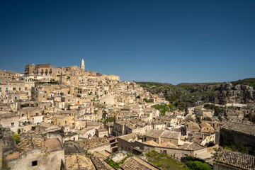 Obraz premium view of matera basilicata italy