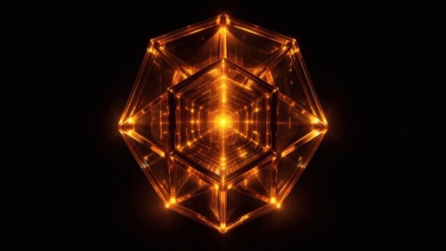 Abstract Geometric Logic Gate in Amber