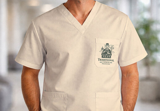 Medical Scrubs Mockup