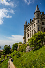 Obraz premium old Dunrobin castle in Scotland 