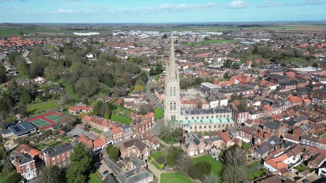 Louth is a market town and civil parish in the East Lindsey district of Lincolnshire, England.[2] Louth serves as an important town for a large rural area of eastern Lincolnshire. 