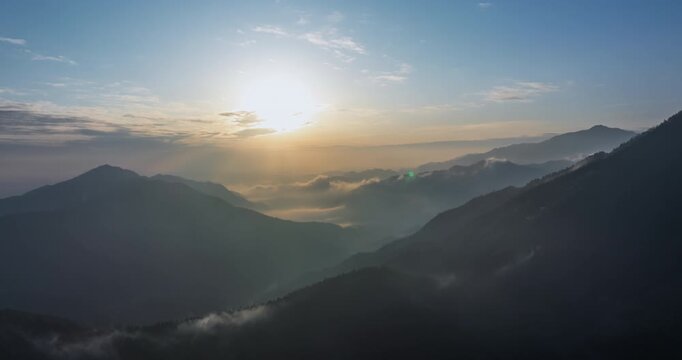 Muli Gong Village, Huangshan, Anhui: An Aerial View of an Ancient Village Above the Clouds