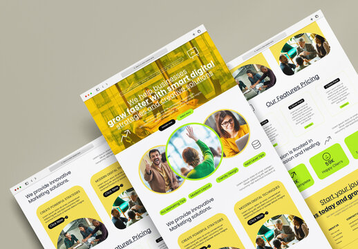 Digital Marketing Email Newsletter Template