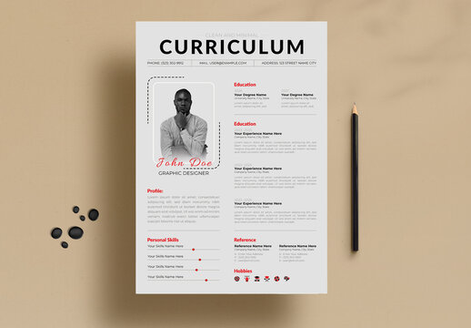 Resume Template Layout