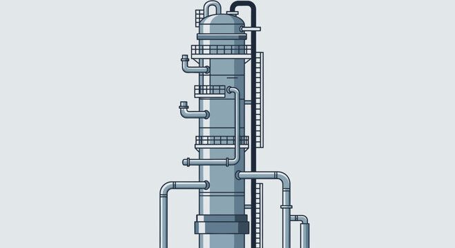 Industrial Pipe System Equipment Machinery.