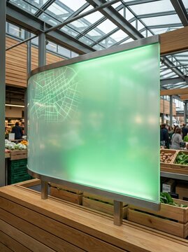 Hyperlocal Farmers Market, Modern Farmers Market Information Display
