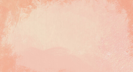 Fototapeta premium Soft Peach Orange Watercolor Grunge Textured Background