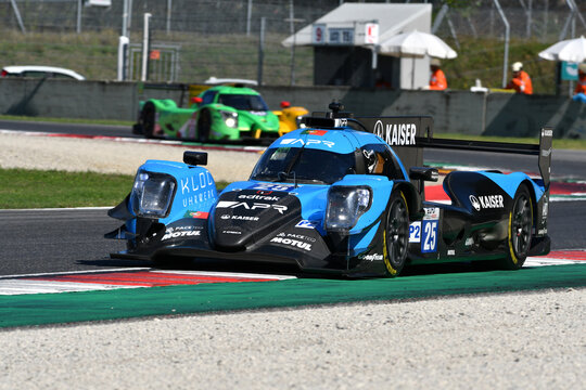 Scarperia, Italy - September 29th 2024: Oreca 07 Gibson of team ALGARVE PRO RACING PRT drive by KAISER-CALDWELL-LYNN in action during 4h of Mugello.