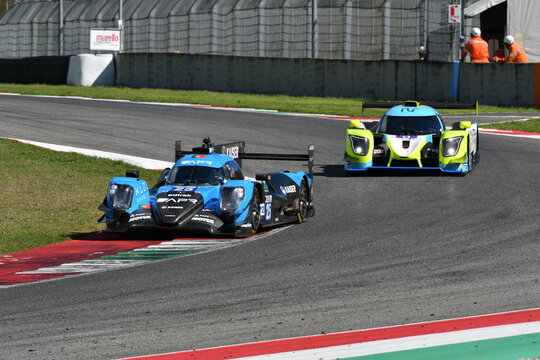 Scarperia, Italy - September 29th 2024: Oreca 07 Gibson of team ALGARVE PRO RACING PRT drive by KAISER-CALDWELL-LYNN in action during 4h of Mugello.