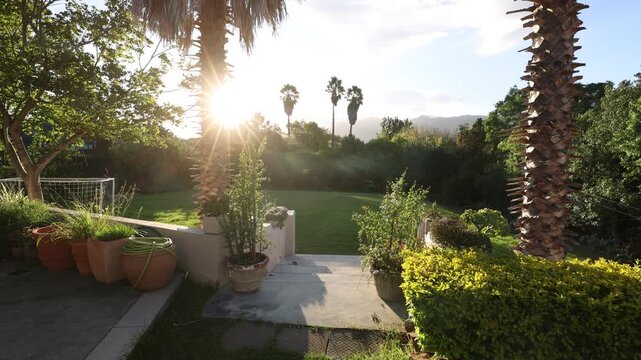 view of patio, private residence, Stanford, South Africa