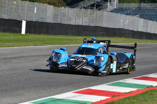 Scarperia, Italy - September 29th 2024: Oreca 07 Gibson of team ALGARVE PRO RACING drive by LENTOUDIS-BRADLEY-QUINN in action during 4h of Mugello.