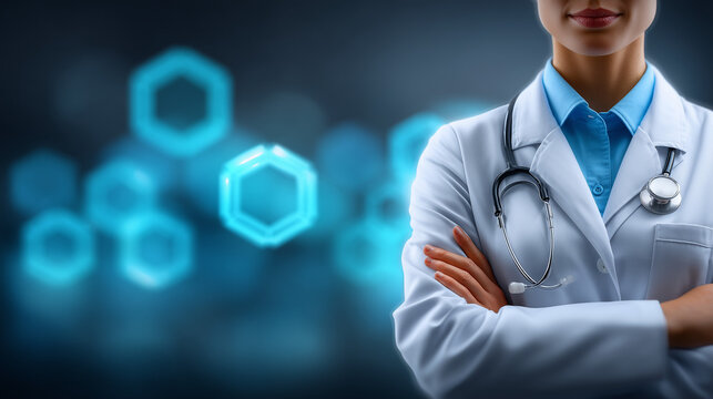 Modern Professional Forward-Looking Healthcare Investment Biotech Theme

