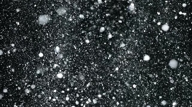 Falling Snow at Night: The magical dance of falling snow, captured against the backdrop of a moonless night, showcases the ethereal beauty of winter.