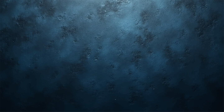 A dark blue grunge wall texture fades into a smoky night sky with stormy black clouds and a faint moonlit pattern