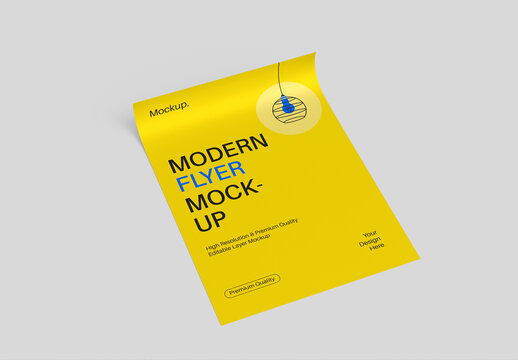 Modern Flyer Mockup