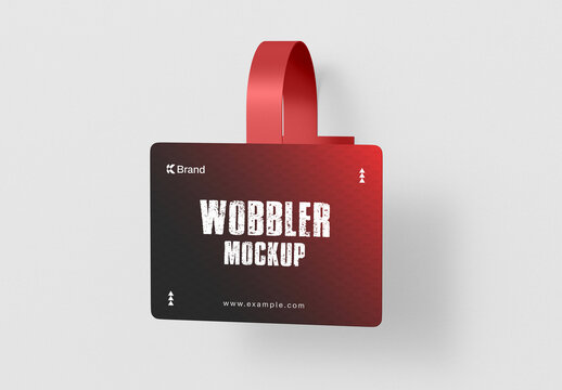 Wobbler Mockup Template