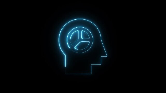Unlocking the mind exploring cognitive processes and mental wellbeing through neon visuals