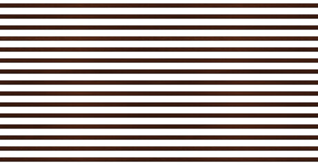 Obraz premium SEAMLESS pattern of dark brown wooden wall panel, isolated on transparent background. Decorative accent wall, space divider or fence design. 