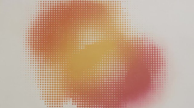 Halftone Risograph Nostalgia Background Texture Loop