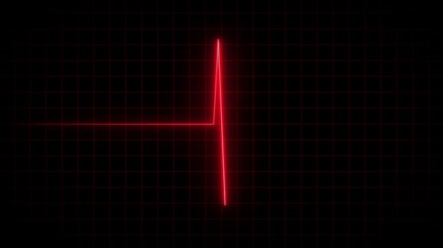A heartbeat icon animation pulses in rhythm, expanding and contracting smoothly, mimicking the steady beat of a heart, with each pulse gradually fading and reappearing.Motion Graphic 
