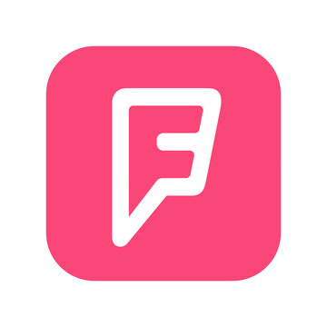 foursquare icon.foursquare isolated. foursquare png
