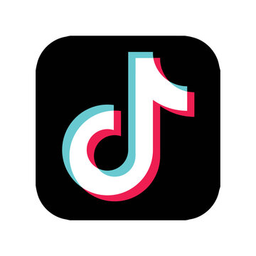 tiktok icon.tiktok isolated. tiktok png