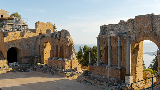 Greek Theater, Taormina, Sicily, Italy