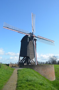 Heusden, Old Windmill - North Brabant, The Netherlands