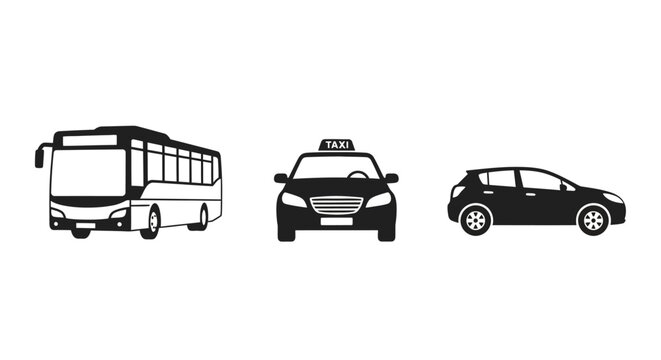 Vehicles Transportation Cars Buses Taxis.