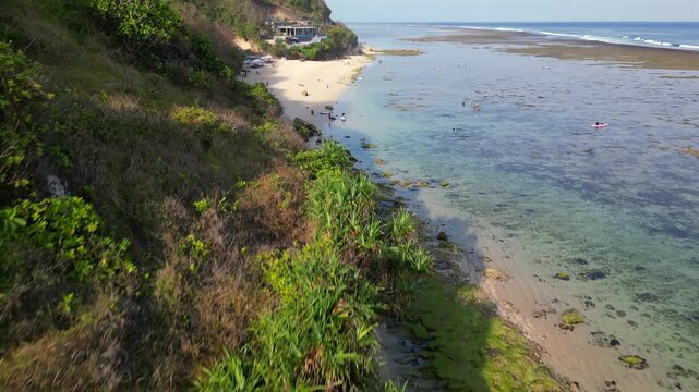 Pantai Gunung Payung Beach Uluwatu Bali Indonesia - Reveal, ocean, waves, paddle board