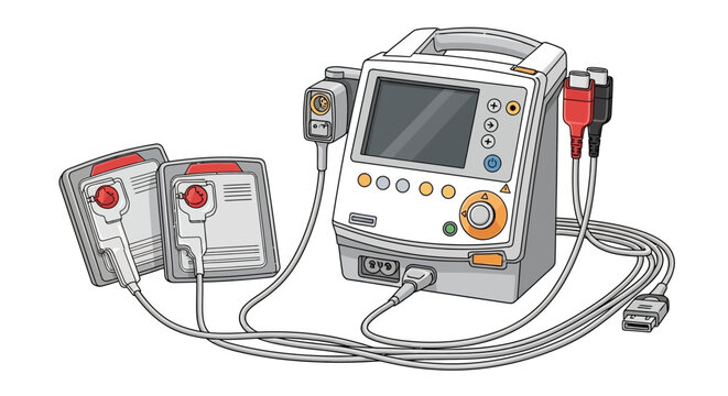 Automated External Defibrillator Medical Device.