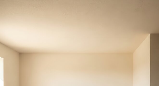 Soft Cream Colored Ceiling with Subtle Textured Light
