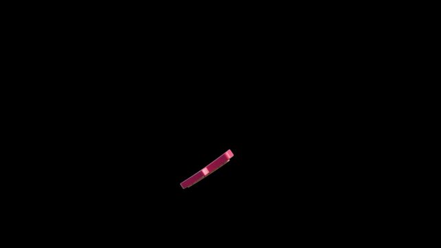 2D animation subscribe button, red subscribe button social media button. Subscribe like comment share, Motion graphic on black background
