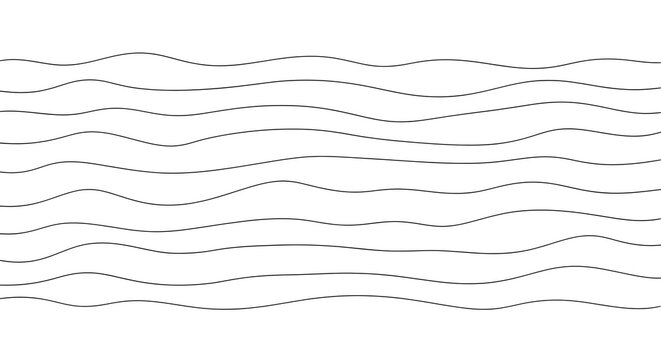 Abstract background of wavy horizontal lines, minimalist design, simple pattern, organic flow, natural texture, clean graphic
