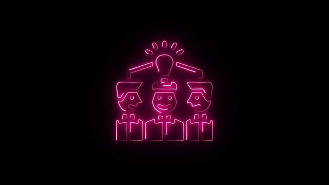 Neon aztec god portrait a glowing representation of ancient mesoamerican deity and mystical symbolism