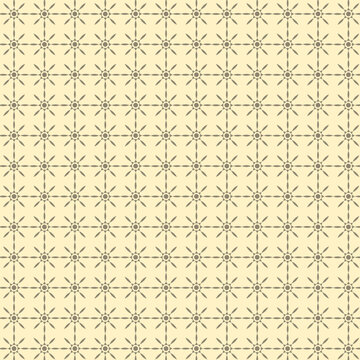 Rachel Rossi Modern Vintage Treasured  Natural Daisy Doily Geometric Quilting Cotton