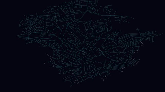 Yaound&eacute;, Cameroon, City Infrastructure Expansion Animation, Urban Visualization Technology