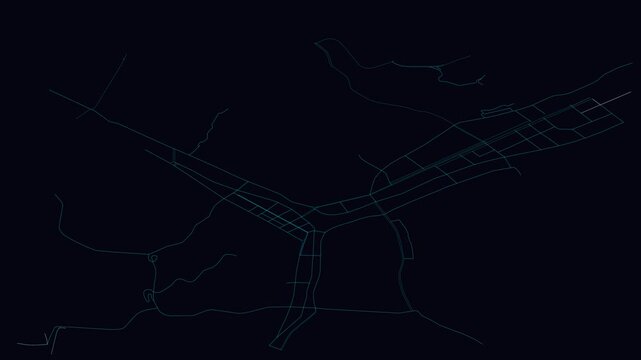 Yan&rsquo;An, China, City Infrastructure Expansion Animation, Urban Visualization Technology
