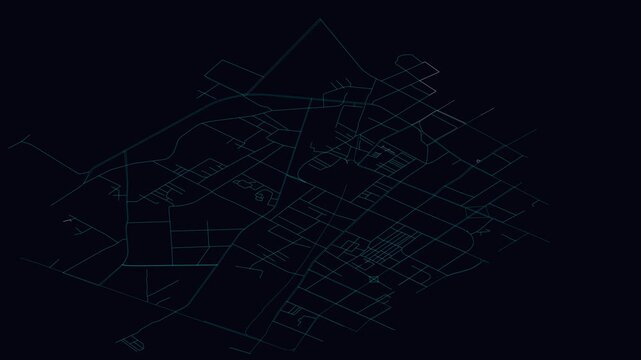 Yuxi, China, City Infrastructure Expansion Animation, Urban Visualization Technology