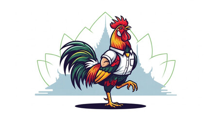rooster and cock © bakul