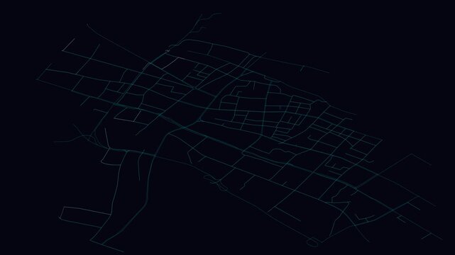Xining, China, City Infrastructure Expansion Animation, Urban Visualization Technology