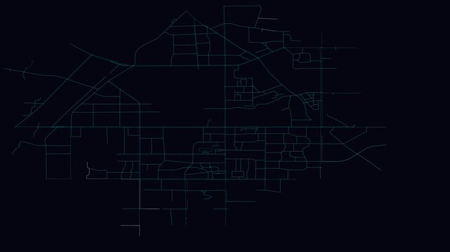 Ma&rsquo;Anshan, China, City Infrastructure Expansion Animation, Urban Visualization Technology