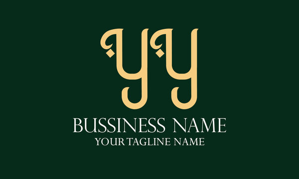 YY Y yy initial logo | initial based abstract modern minimal creative logo, vector template image. luxury logotype logo, real estate homie logo. typography logo. initials logo