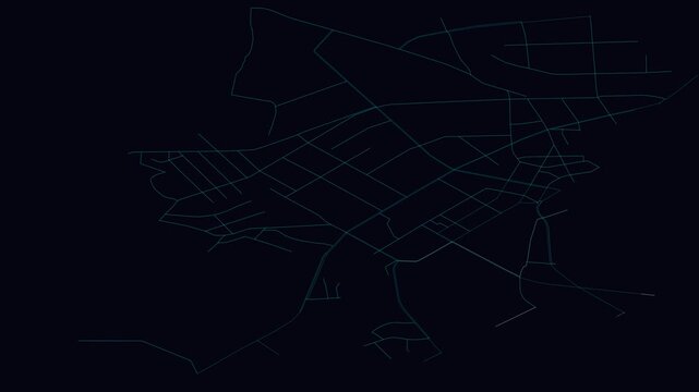 Huludao, China, City Infrastructure Expansion Animation, Urban Visualization Technology