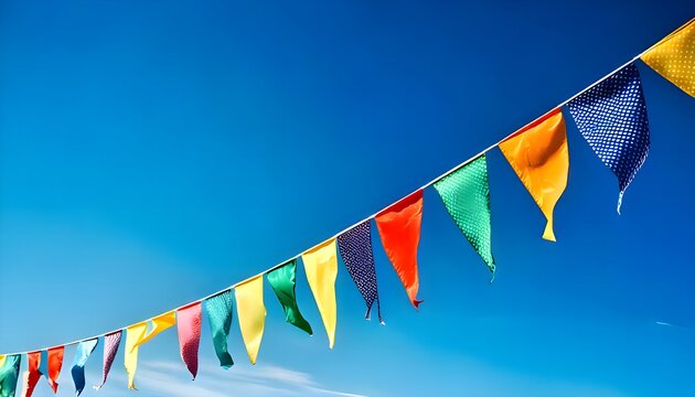 Bunte Wimpelkette – 1 Stück – Farbenfrohe Party-Deko Für Geburtstage, Feste & Feiern – Ideal Für Kinderzimmer, Gartenpartys & Mottopartys – Leicht Aufzuhängen