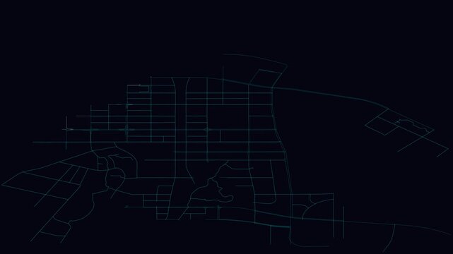 Haikou, China, City Infrastructure Expansion Animation, Urban Visualization Technology