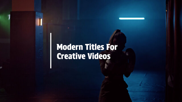 Modern Titles Animations