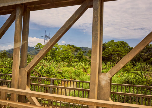Crossing The Kwanza River Bridge