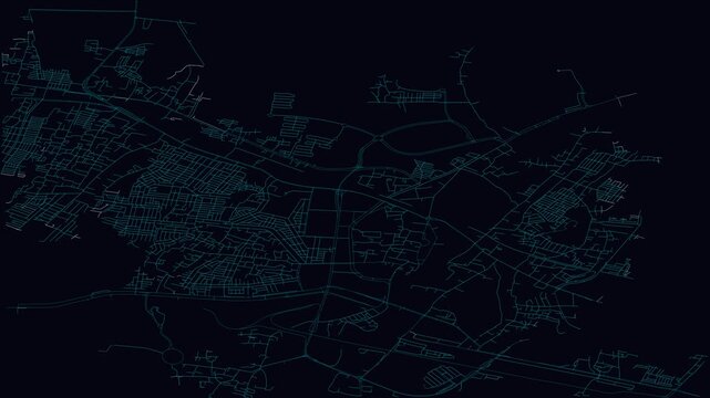 Bekasi, Indonesia, City Infrastructure Expansion Animation, Urban Visualization Technology